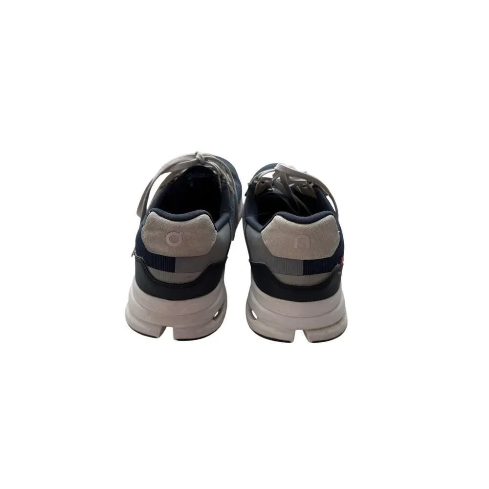 On Mens Metal Navy Cloudrift Low Top Lace Up Athletic Running Sneakers Size 9.5